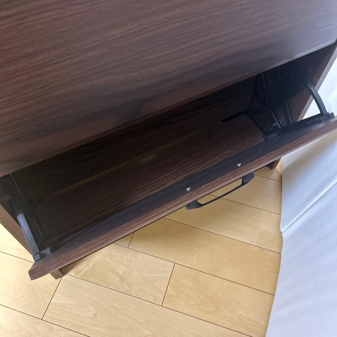 スリム3段シューズラック　サブリナ　サン　W637×D240×H1095 靴入れ