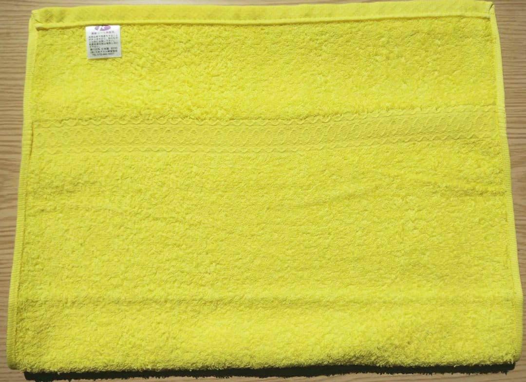 24枚組 新品泉州タオル 高級綿糸コーマコットンフェイスタオル【イエロー】