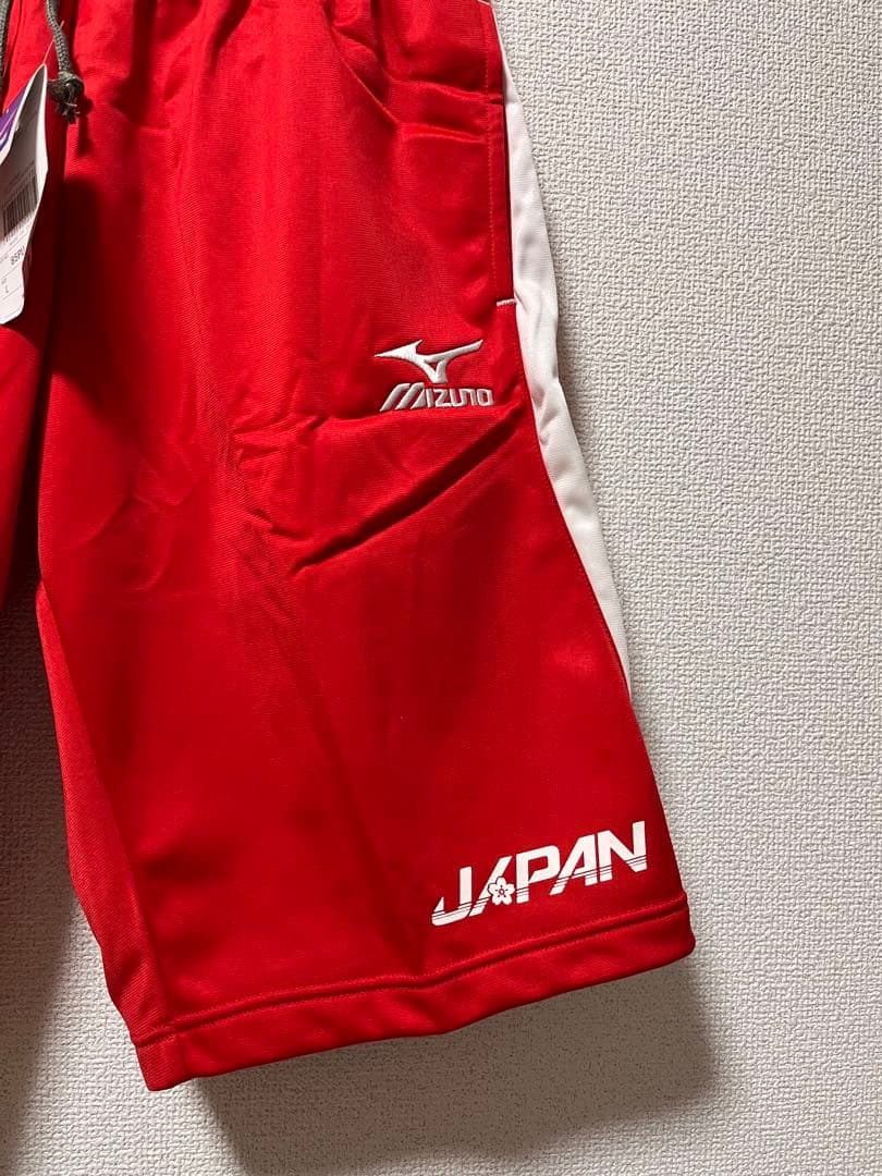 Mizuno競泳用ジャージ上下セット 日本代表 ホワイト/レッド