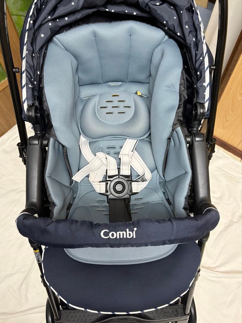 未使用に近い コンビ スゴカルα 4キャス エッグショック HS ベビーカー