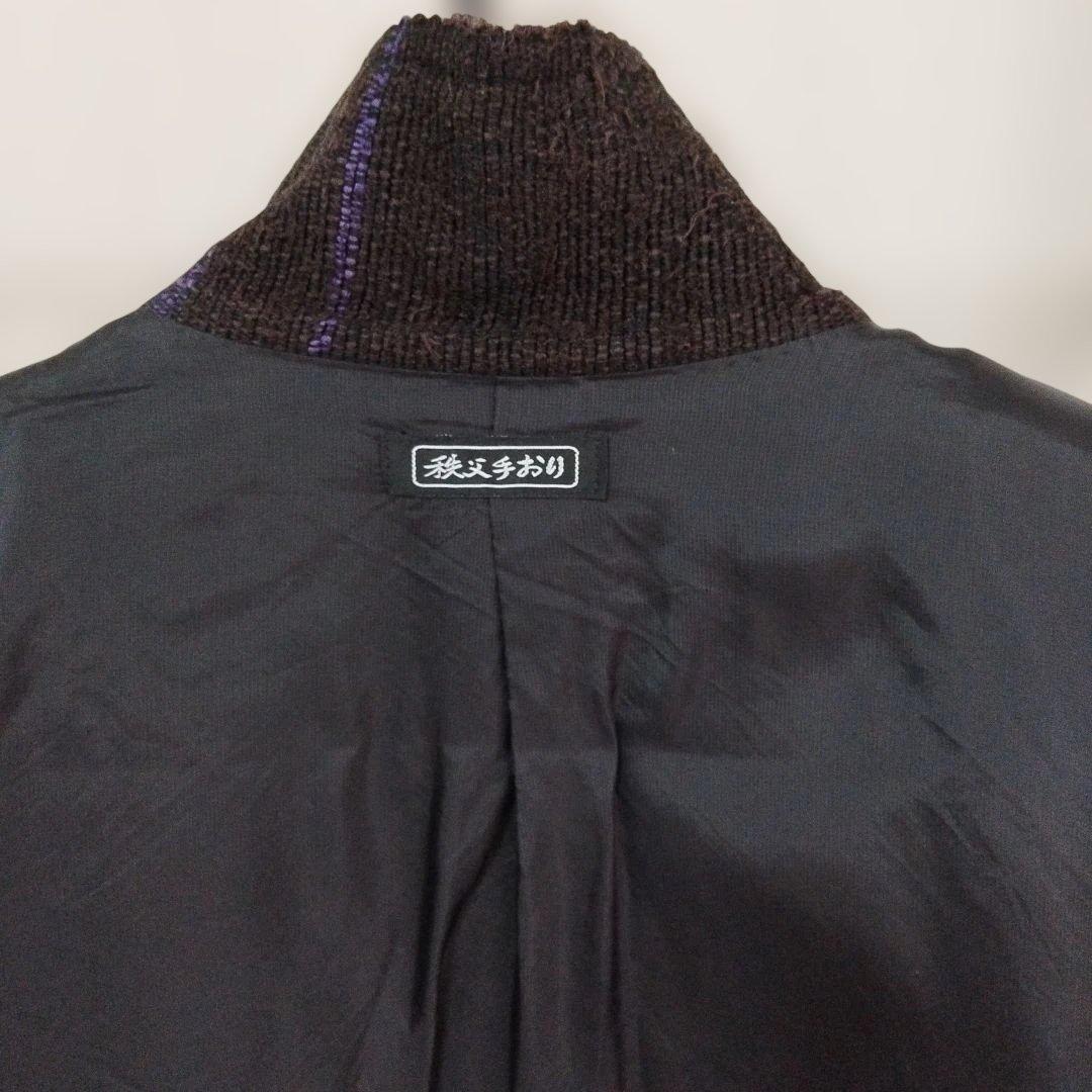 美品 秩父★シルク裂き織りコート 綺麗なうちに着て頂きたいのでお値下げしました