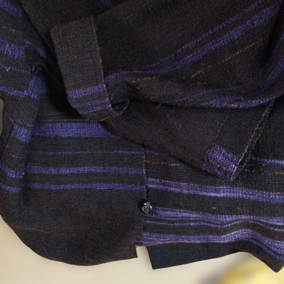 美品 秩父★シルク裂き織りコート 綺麗なうちに着て頂きたいのでお値下げしました