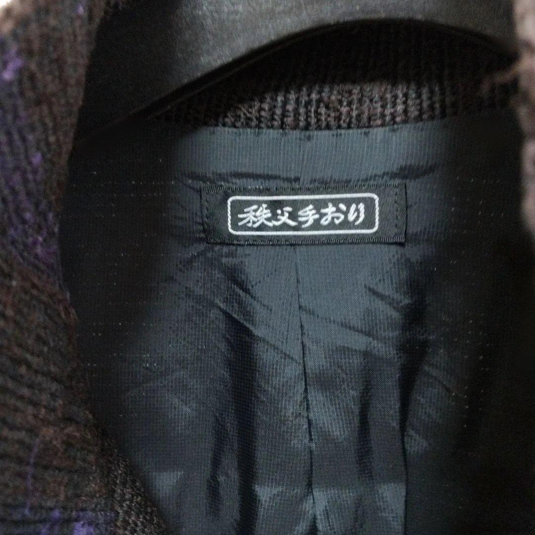 美品 秩父★シルク裂き織りコート 綺麗なうちに着て頂きたいのでお値下げしました