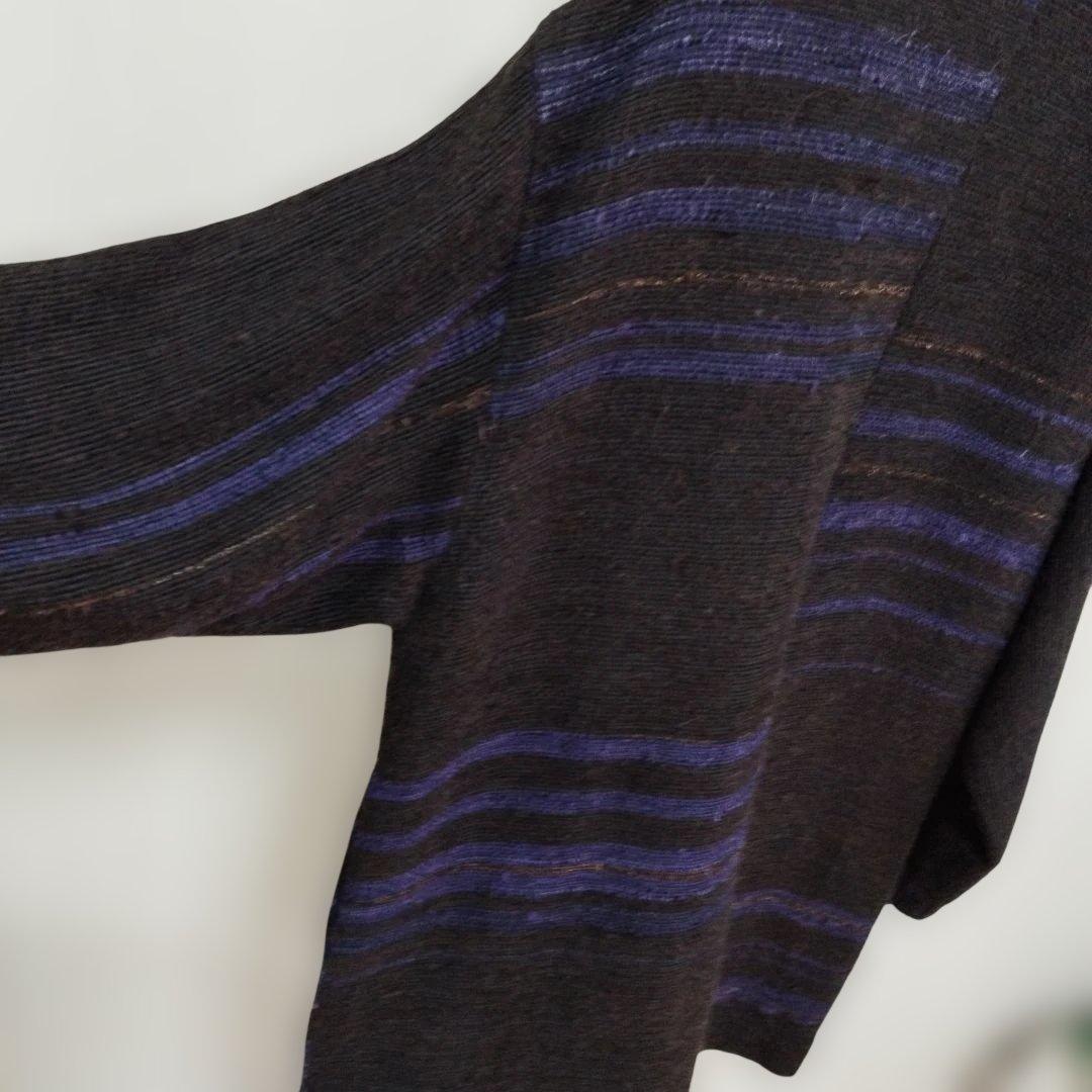 美品 秩父★シルク裂き織りコート 綺麗なうちに着て頂きたいのでお値下げしました