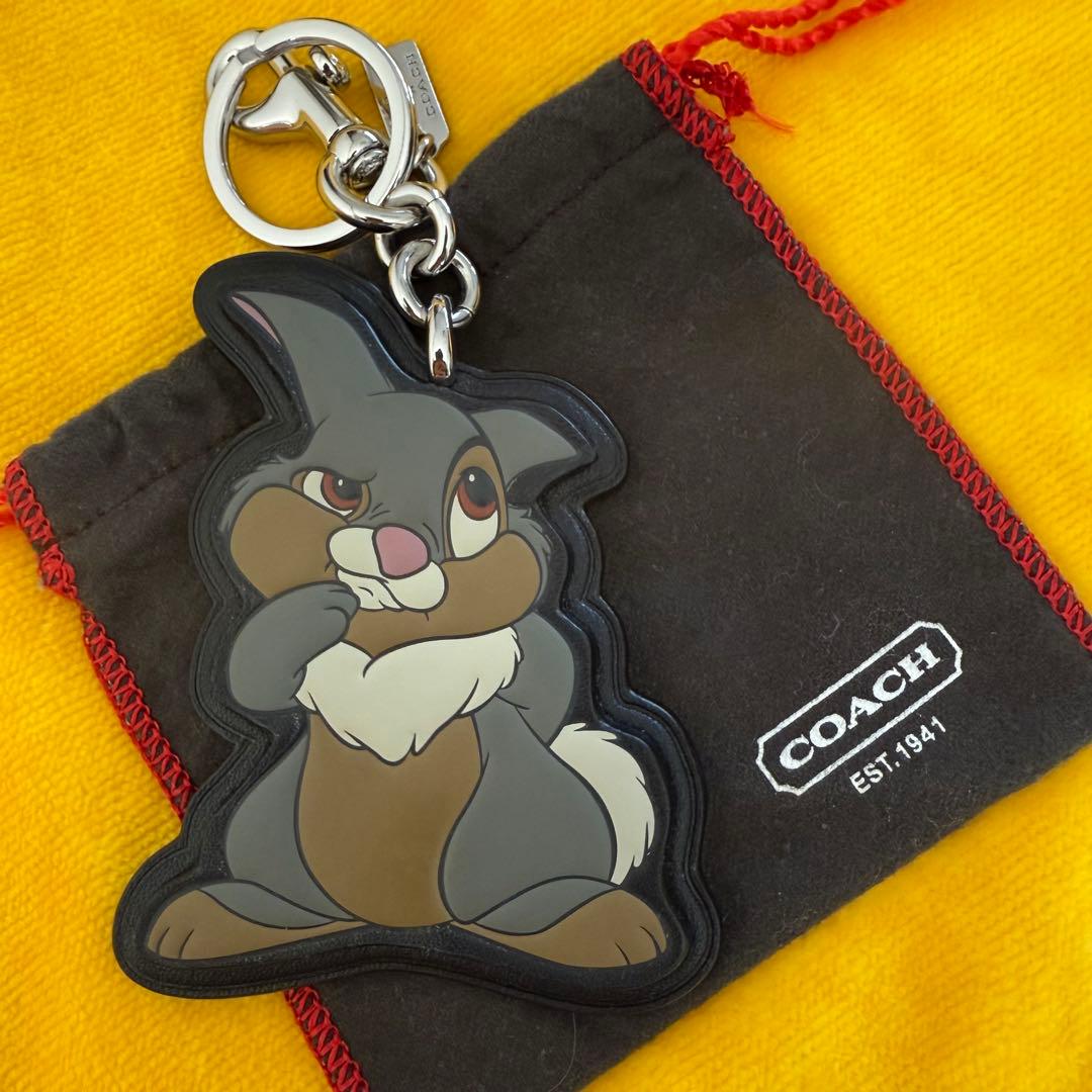 【希少】COACH×Disney とんすけキーリング
