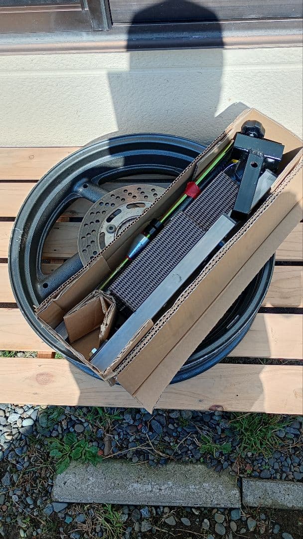 バイク専用タイヤチェンジャー１５インチ〜２１インチ。