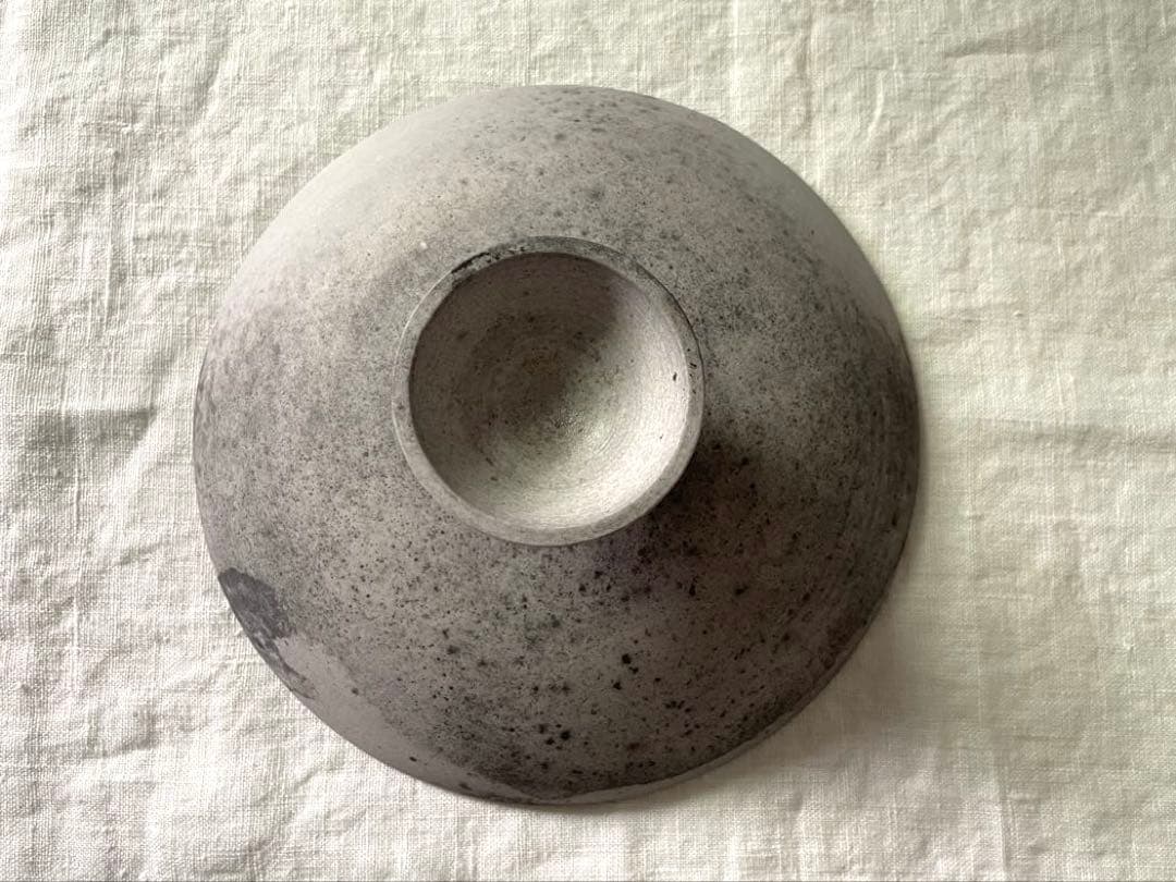 鮫島陽_ 舟 Boat ［未使用］19cm×7cm 脚付 高台 コンポート皿　中