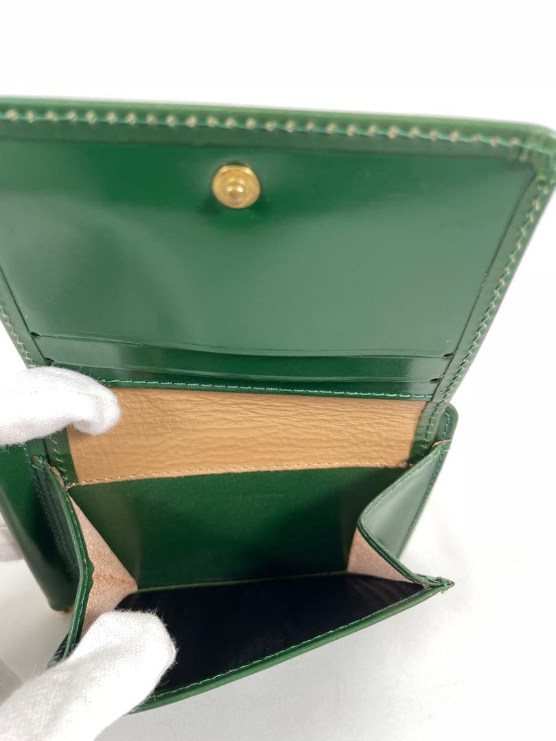 美品 GLEN グレンロイヤル 二つ折り財布 マネークリップ レザー