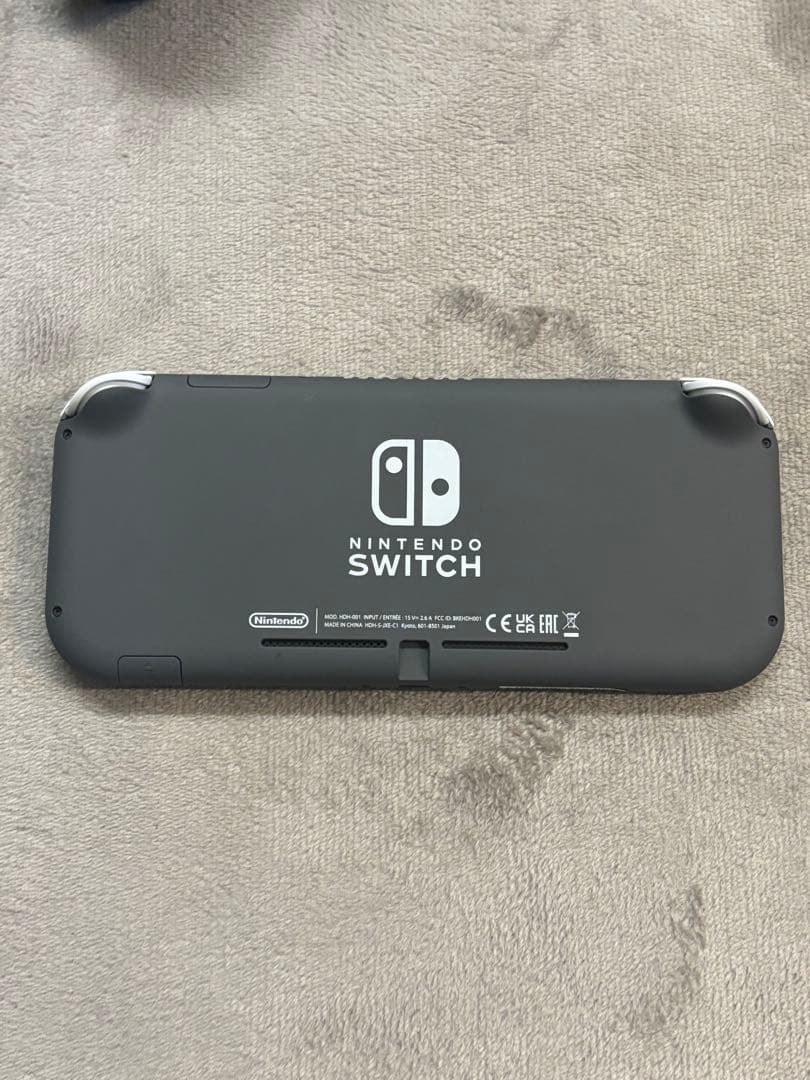 Nintendo Switch Lite グレー ガラスフィルム付き