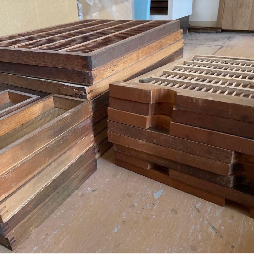 【ゲリラセット】活版印刷所から出た木のもの　色々　50個くらい-5【活版印刷】