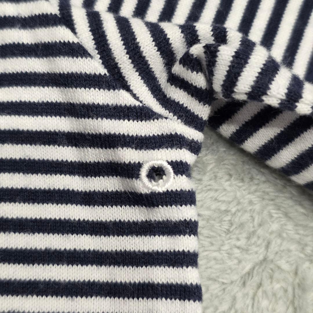 ナンバーナイン　03　カート期　ロンT　2　ボーダー　白　黒　長袖　カットソー