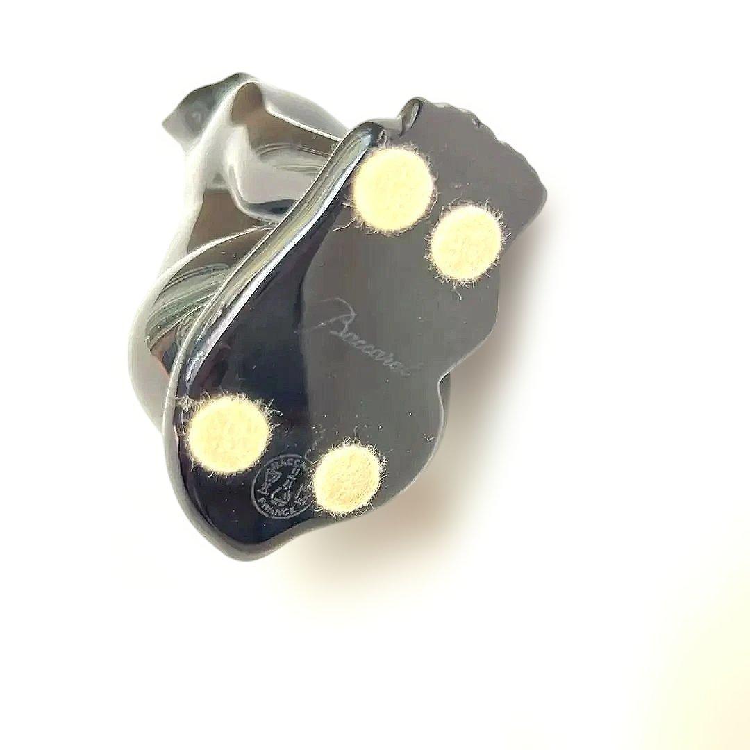 【稀少】オールド バカラ BACCARAT 16cm 黒猫