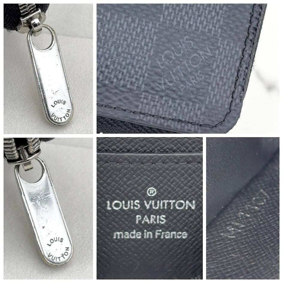 【極美品】ルイヴィトン　ダミエグラフィット　ジッピーパース 　ケース