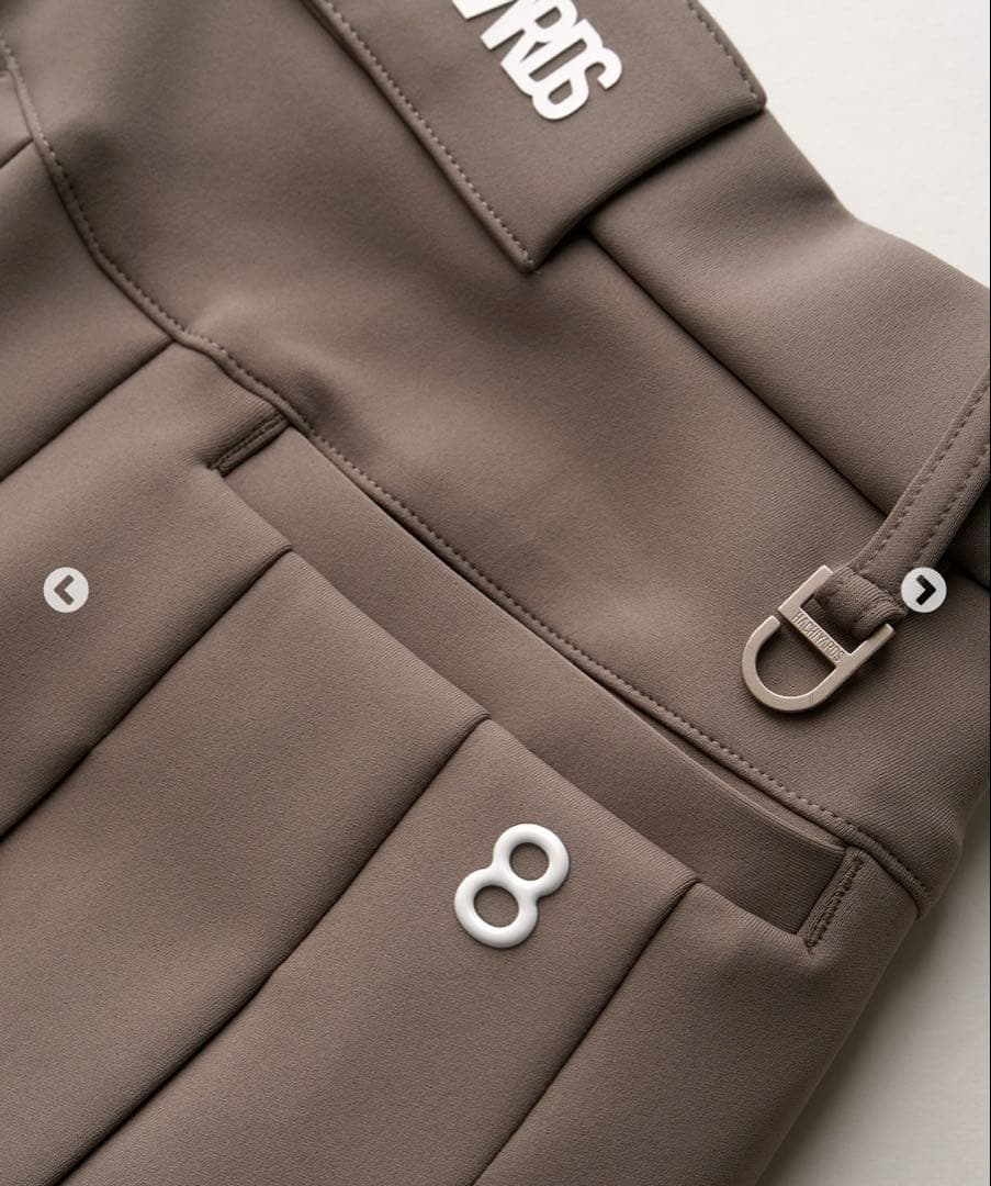 モカグレー プリーツスカート　Lサイズ