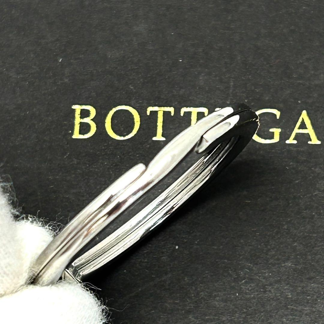 ボッテガ ヴェネタ イントレチャート キーリング キーホルダー ピンク タグ付