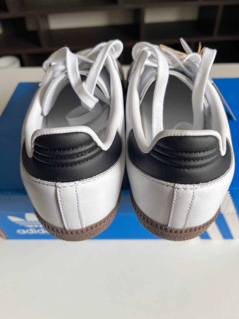 美品✨adidas samba サンバ ホワイト/ブラック 展示品