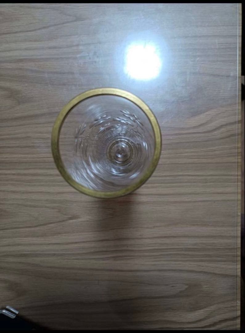 オールドバカラ花瓶　アンティーク