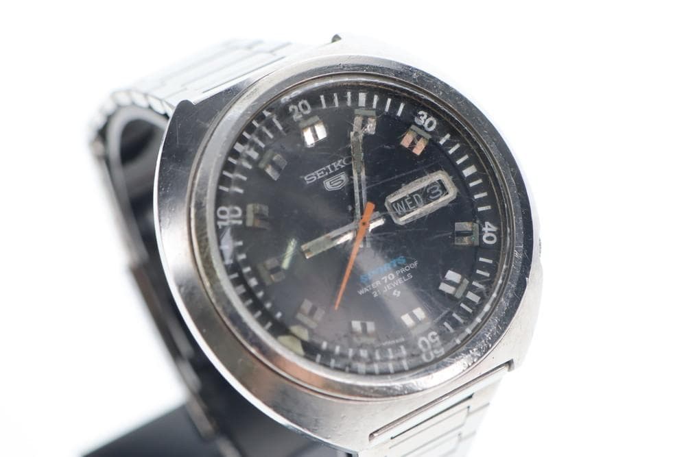 ◆SEIKO セイコー 5 スポーツ 61197160 自動巻き時計　08038