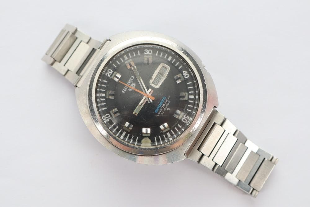 ◆SEIKO セイコー 5 スポーツ 61197160 自動巻き時計　08038