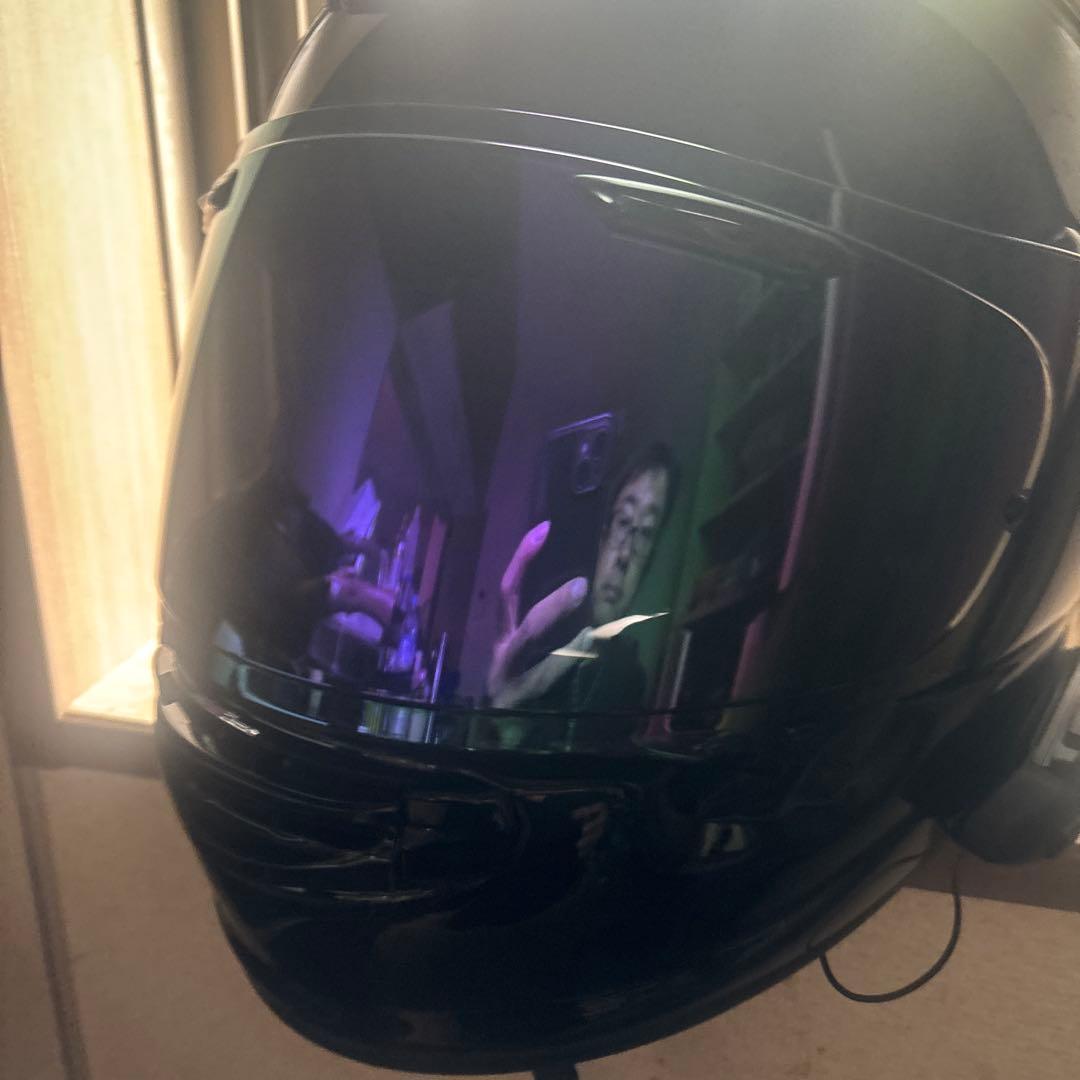 Arai ブラックヘルメット ミラーシールド　アライ　Bluetooth