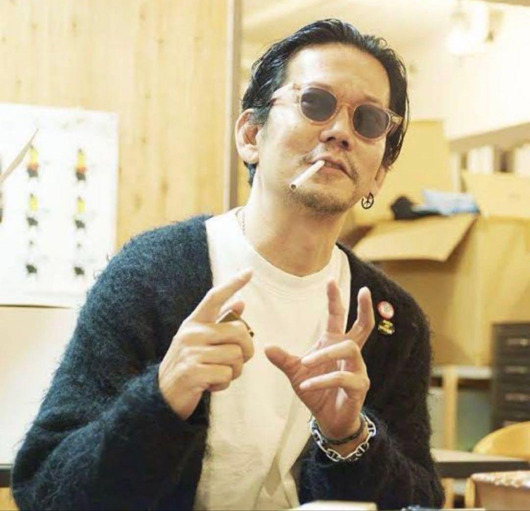 ☆美品☆ wackomaria モヘアカーディガン　黒　M 野村訓市着用