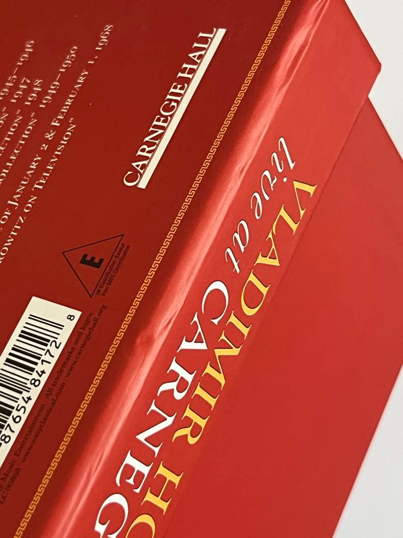 クラシック VLADIMIR HOROWITZ Live at CARNEGIE HALL