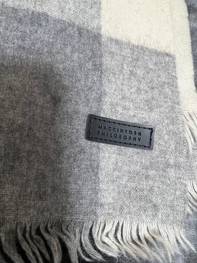 MACKINTOSHPHILOSOPHY カシミヤ100% ストール　チェック