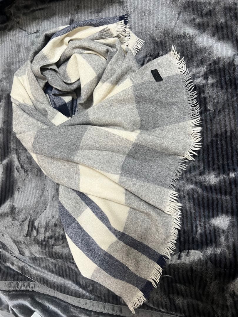 MACKINTOSHPHILOSOPHY カシミヤ100% ストール　チェック