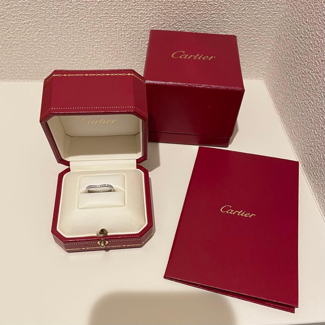 【カルティエ】バレリーナ ハーフエタニティ 8号