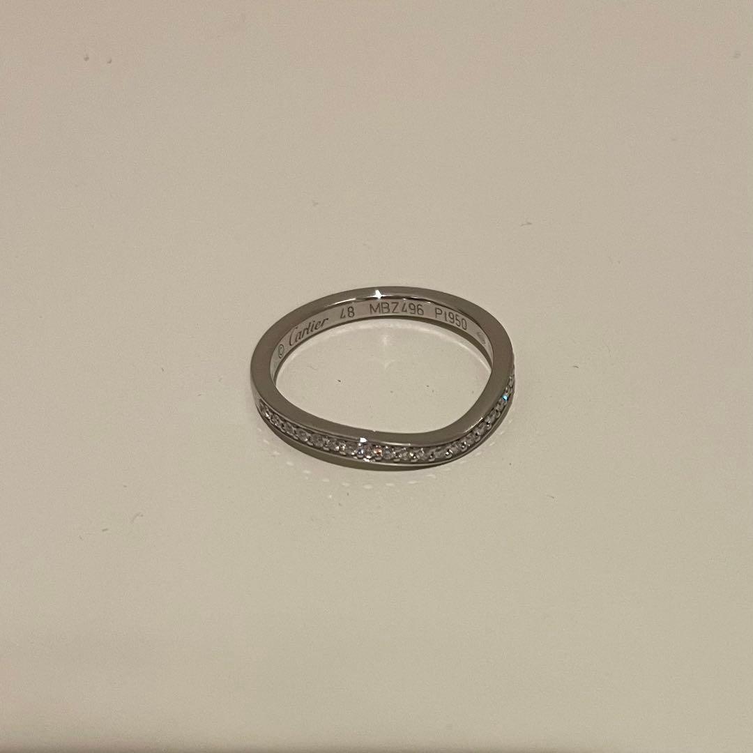 【カルティエ】バレリーナ ハーフエタニティ 8号