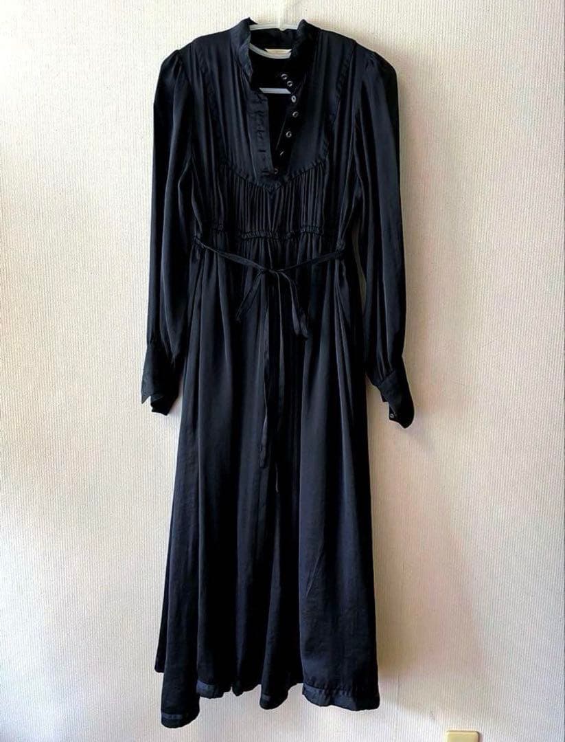 Excentrique 黒ロング ワンピースドレス セット　フリーサイズ