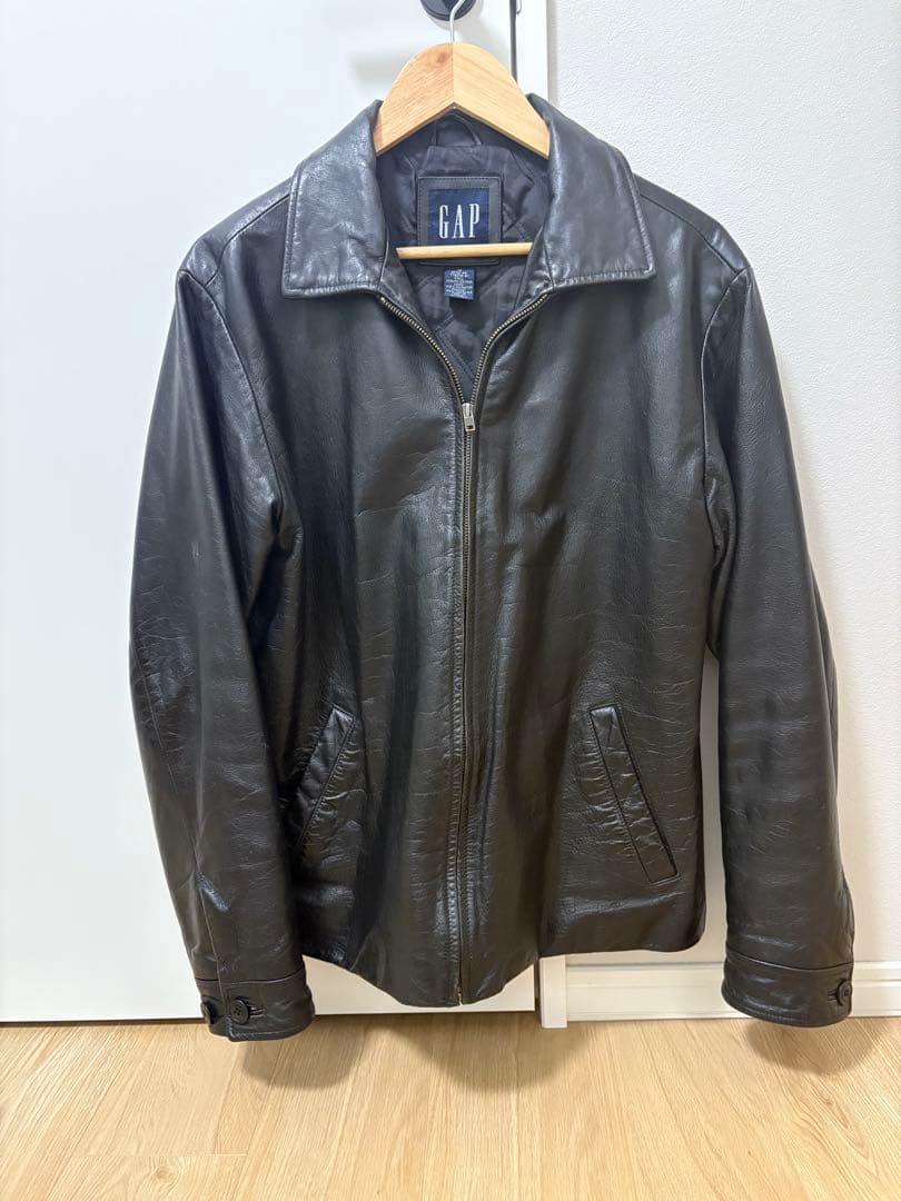 GAPレザージャケットM 黒　最終値下げ
