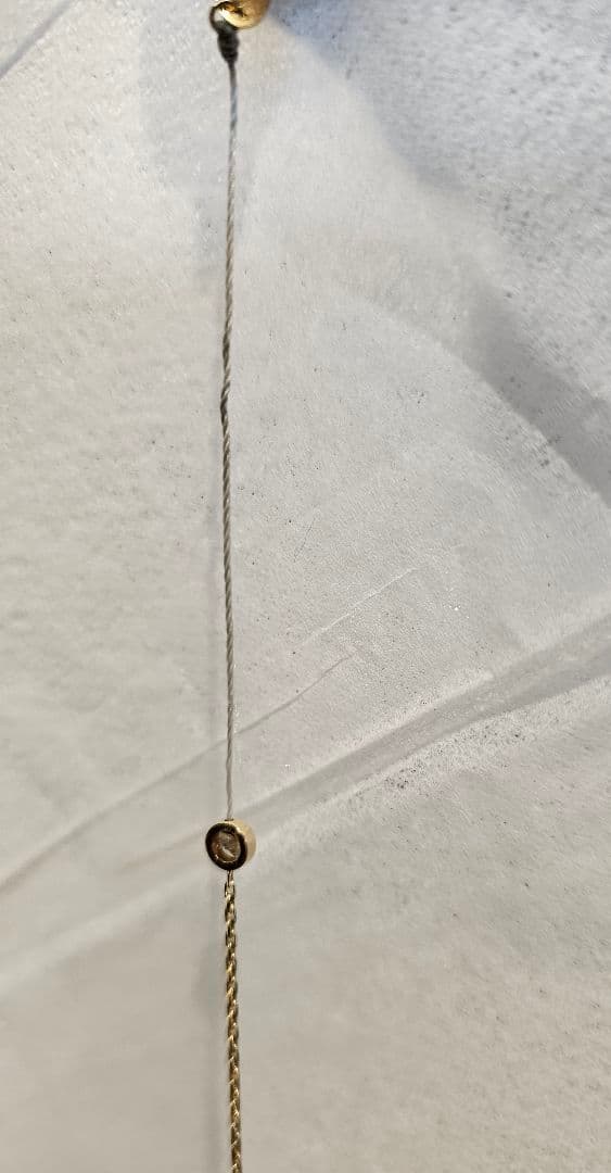 redLine 1粒ダイヤモンド ゴールドブレスレット