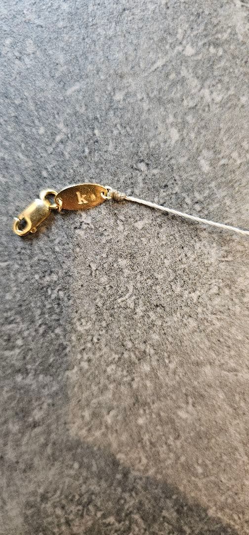 redLine 1粒ダイヤモンド ゴールドブレスレット