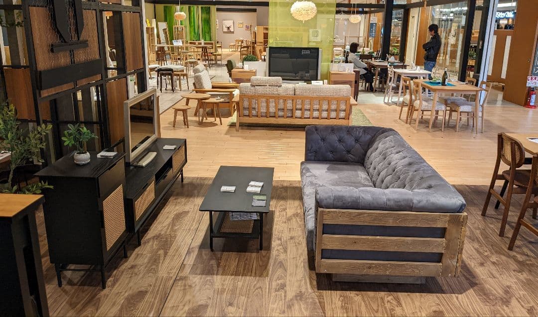 UPTOWN、プーリーソファー3人掛、モダン 、 グレーソファ