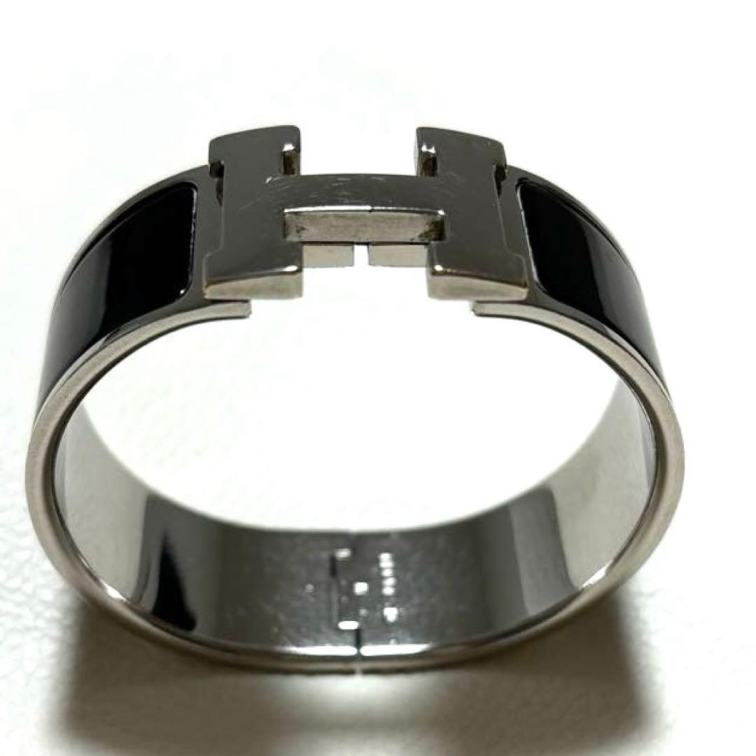 エルメス　クリック・クラックH ラージ　ブラック　ブレスレット　バングル