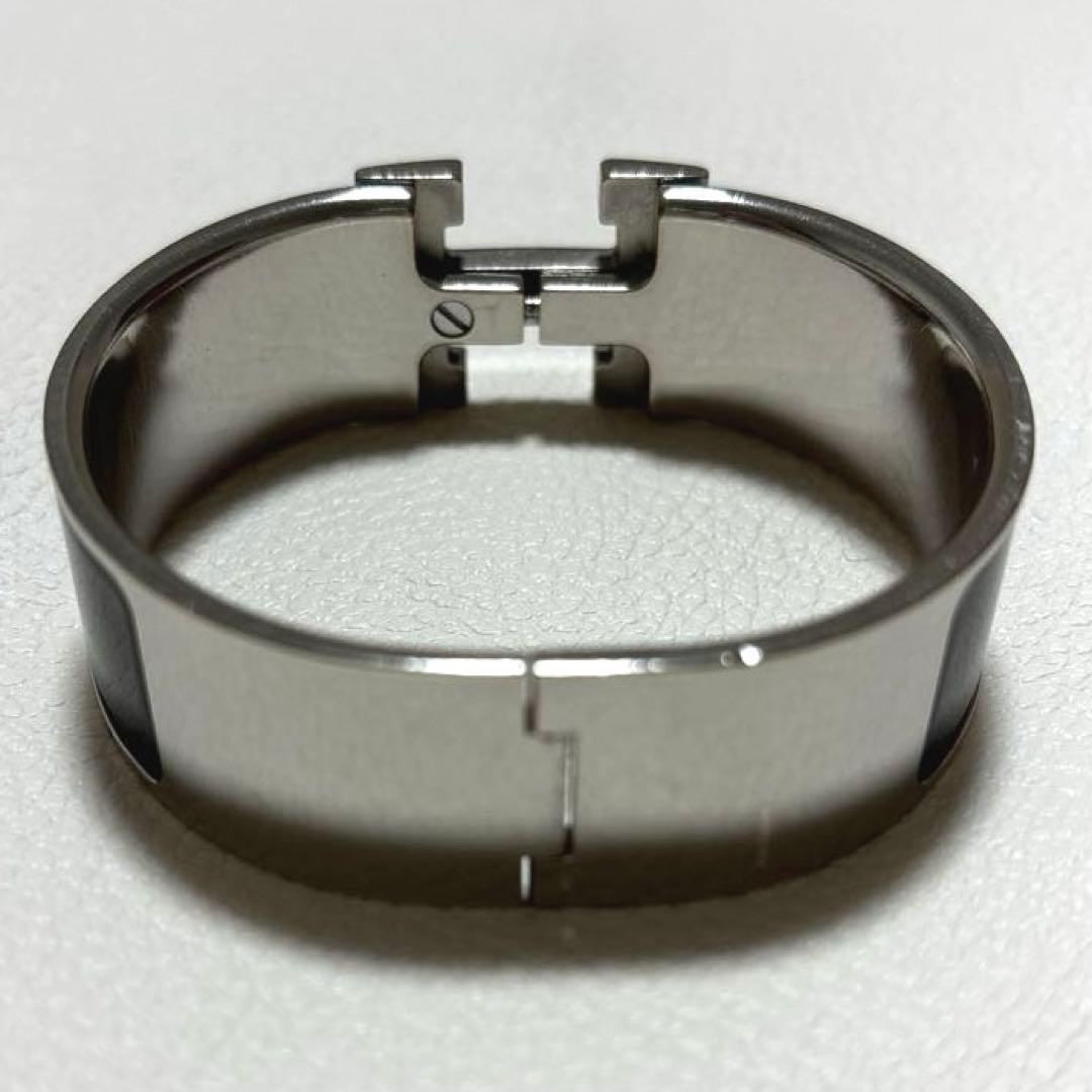 エルメス　クリック・クラックH ラージ　ブラック　ブレスレット　バングル