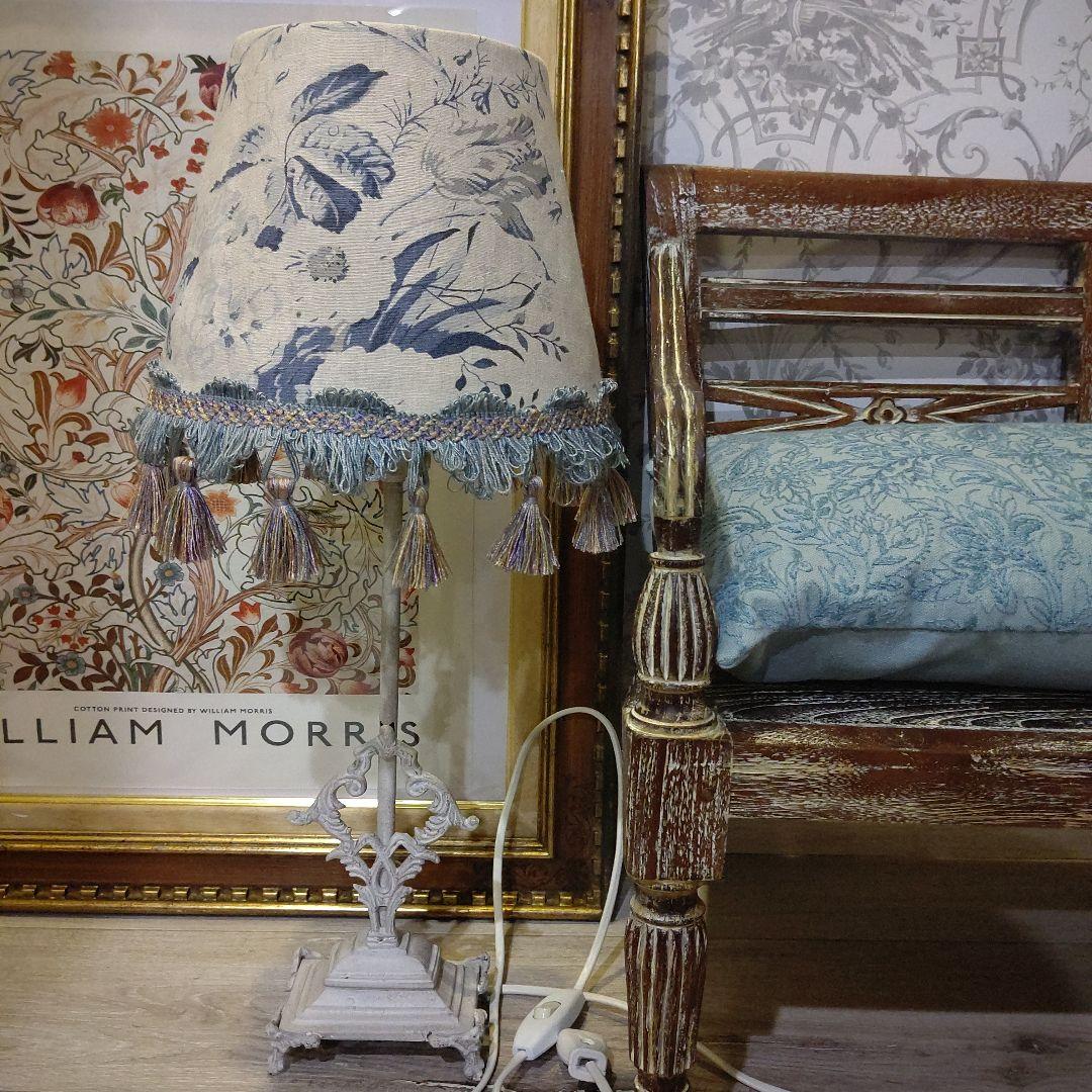 CABBAGES&ROSESキャベジスローゼズ生地テーブルランプシェードUSED