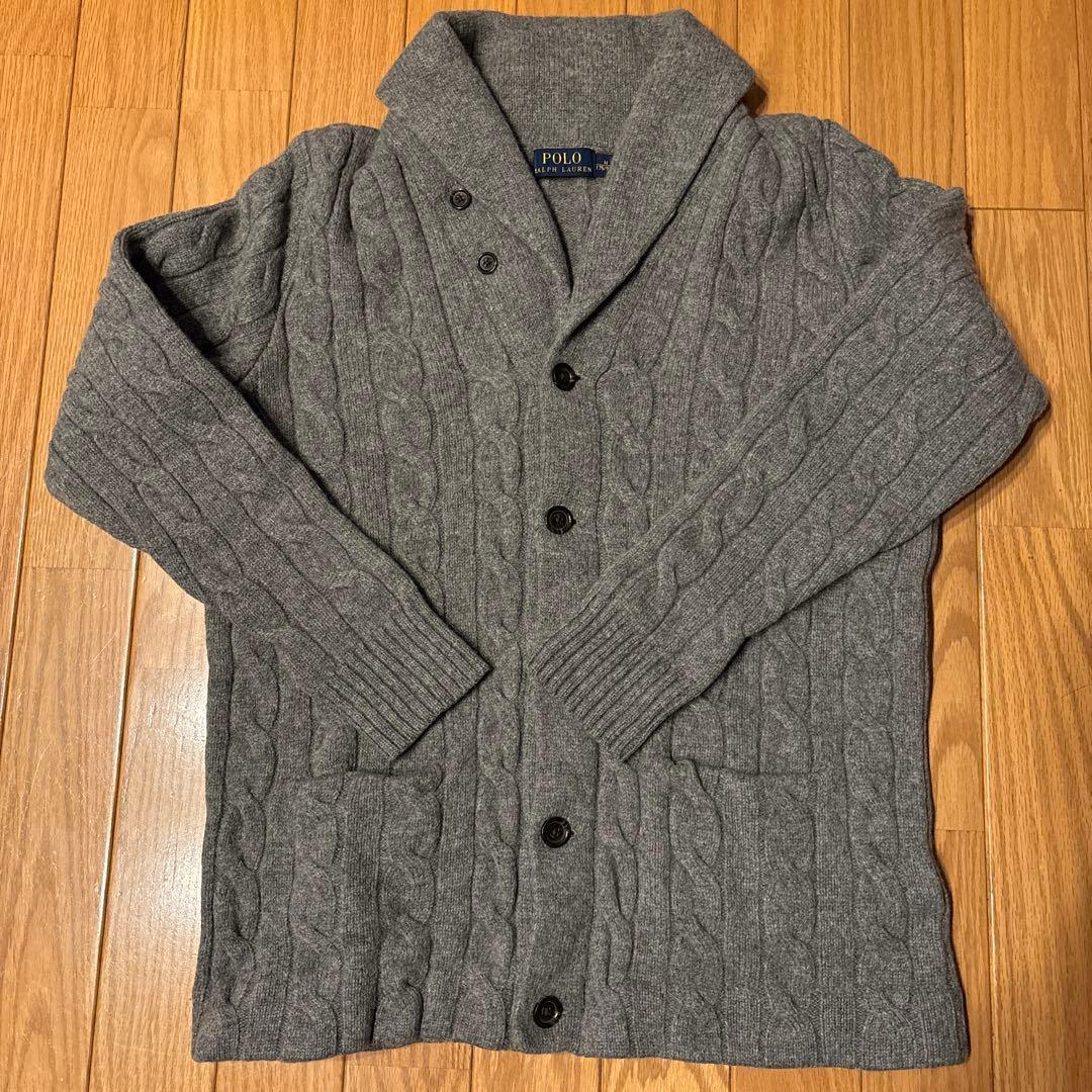 ポロラルフローレン　ケーブルニット　カーディガン