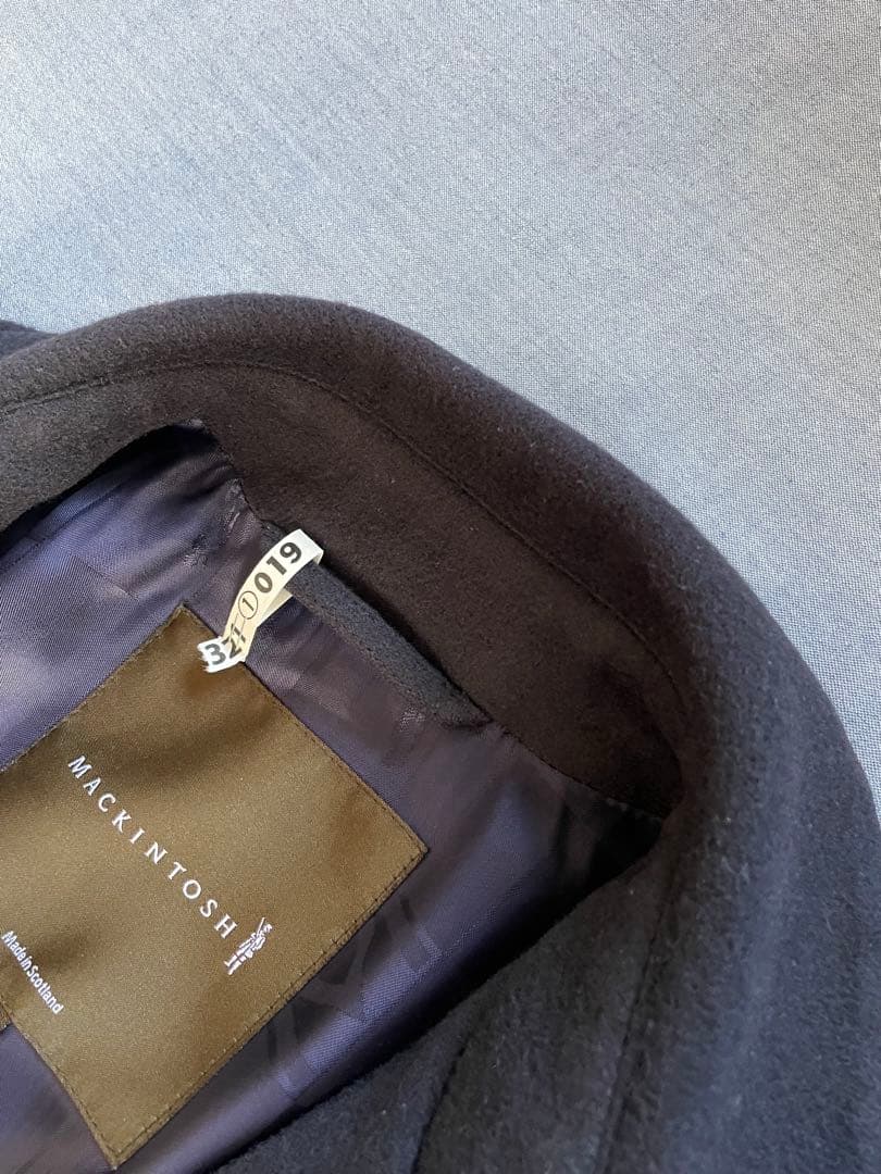 【美品】マッキントッシュ　フェトラー　ネイビー　４０　トレンチコート