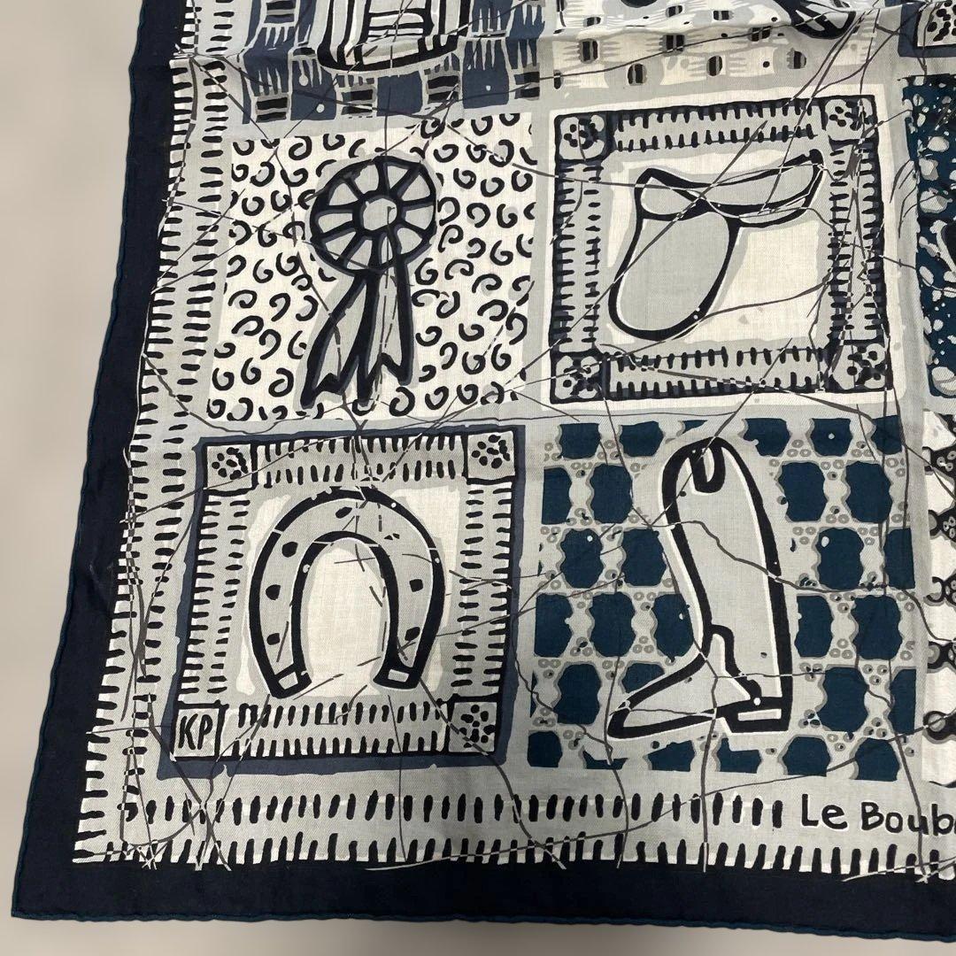 HERMES エルメス　コットン　Le Boubou スカーフ　ハンカチ