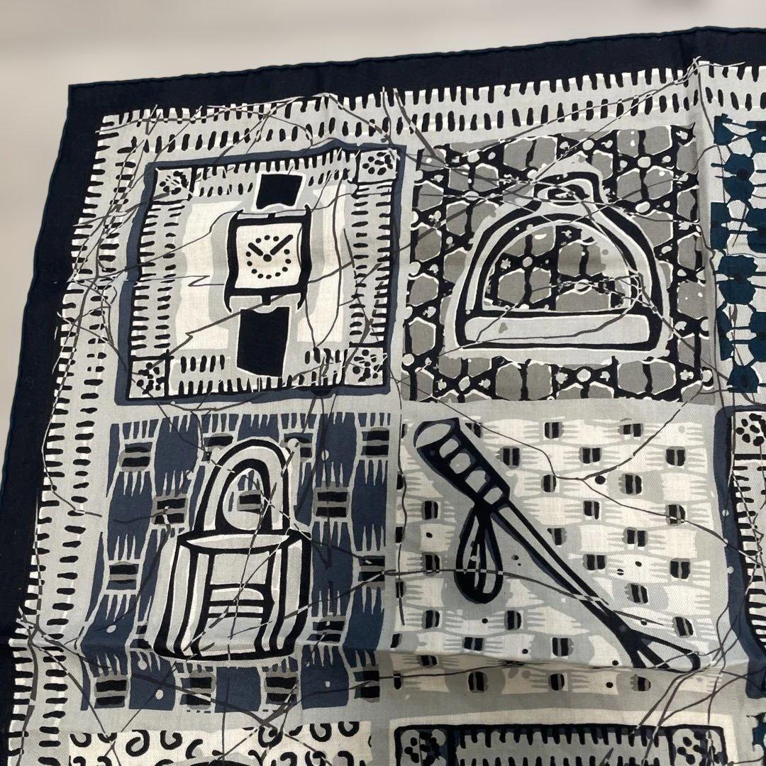 HERMES エルメス　コットン　Le Boubou スカーフ　ハンカチ