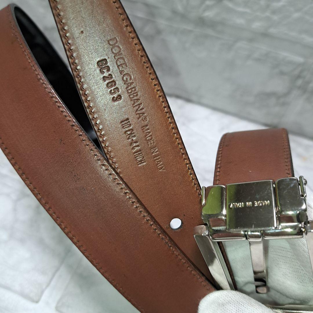 ✨️美品✨️ DOLCE&GABBANA D&G ベルト レザー ブラック