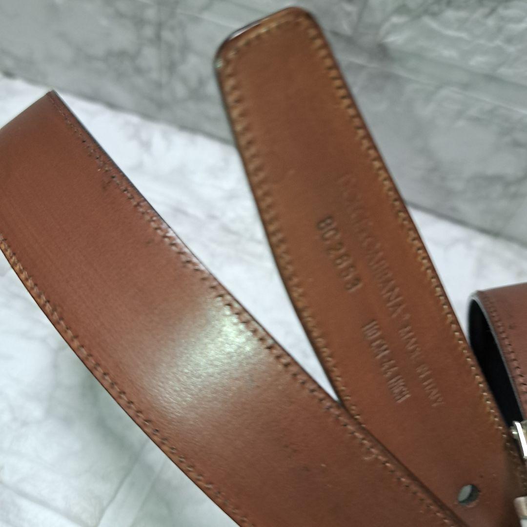 ✨️美品✨️ DOLCE&GABBANA D&G ベルト レザー ブラック