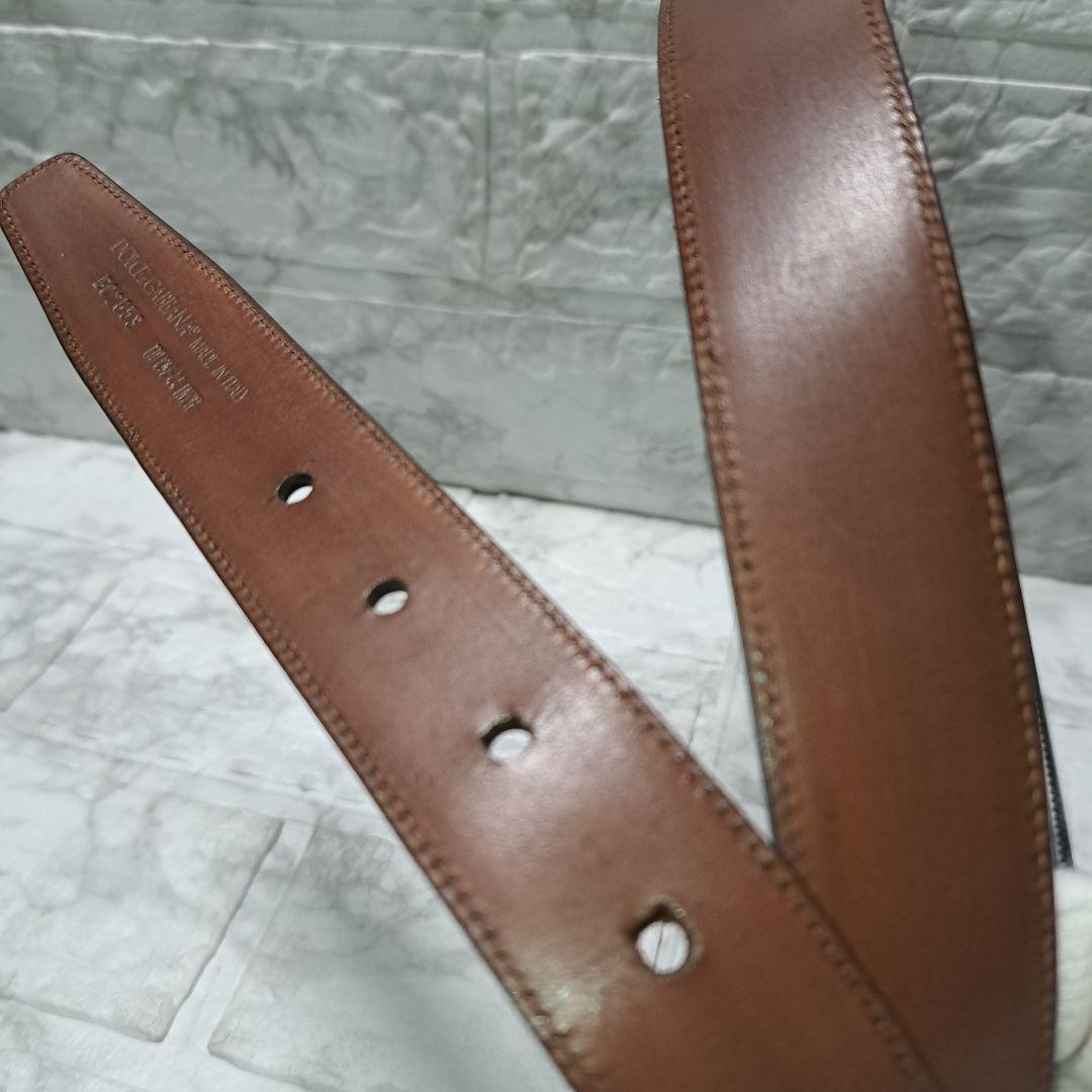 ✨️美品✨️ DOLCE&GABBANA D&G ベルト レザー ブラック