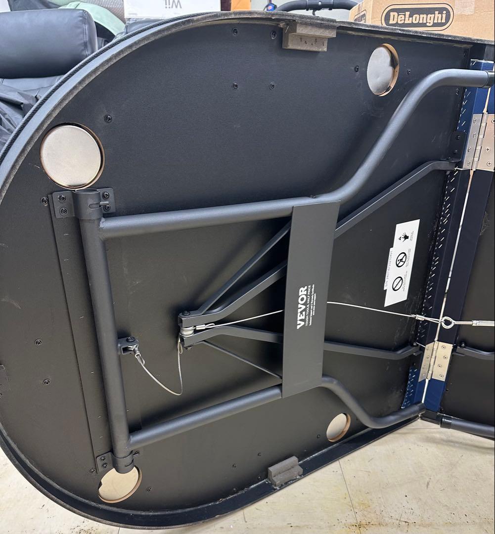 ⑦【美品】VEVOR 折りたたみ式　ポーカーテーブル　8人用