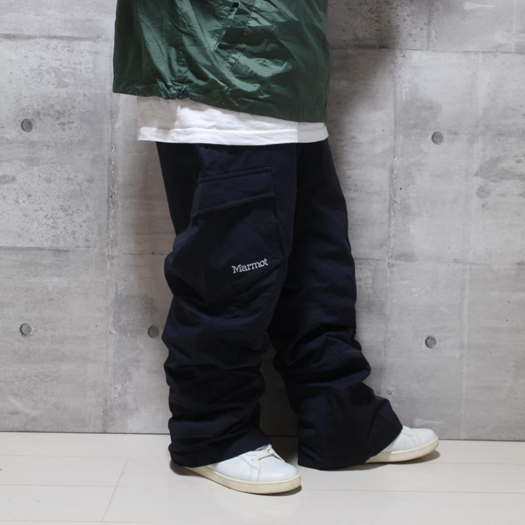 【極美品 希少極太】USA輸入 高機能【L】Marmot スノーボードパンツ