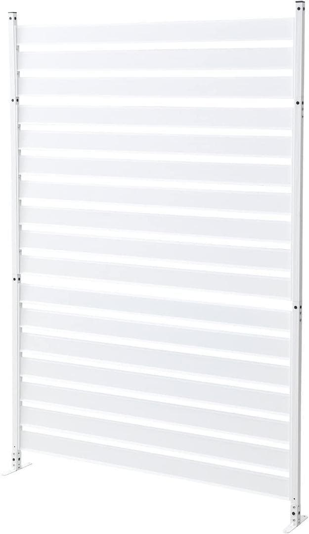 アルミボーダーフェンス(幅120高さ180) ホワイトKABF-1218*(WH