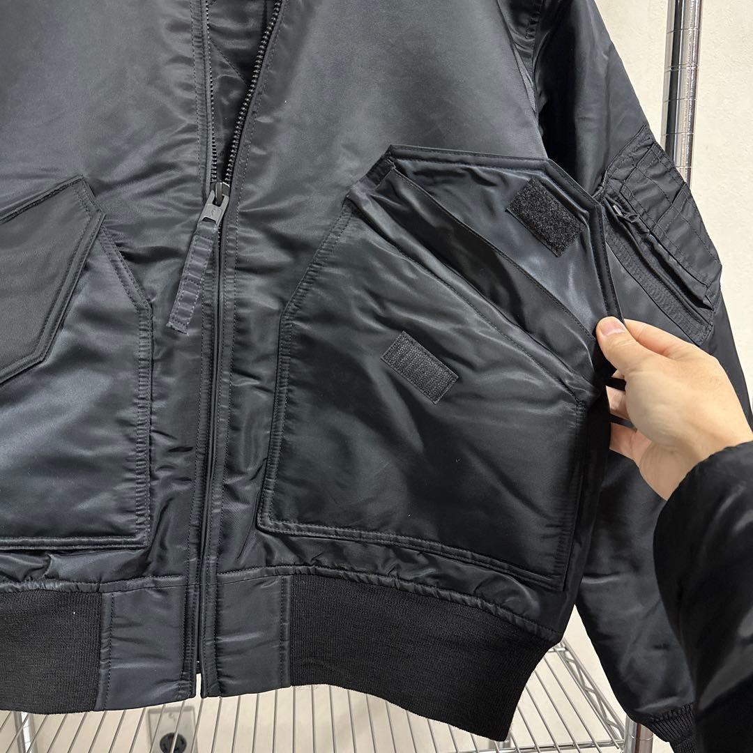 Mサイズ　CWU45/P 初年度モデル復刻黒高光沢ナイロンIDEALジッパー