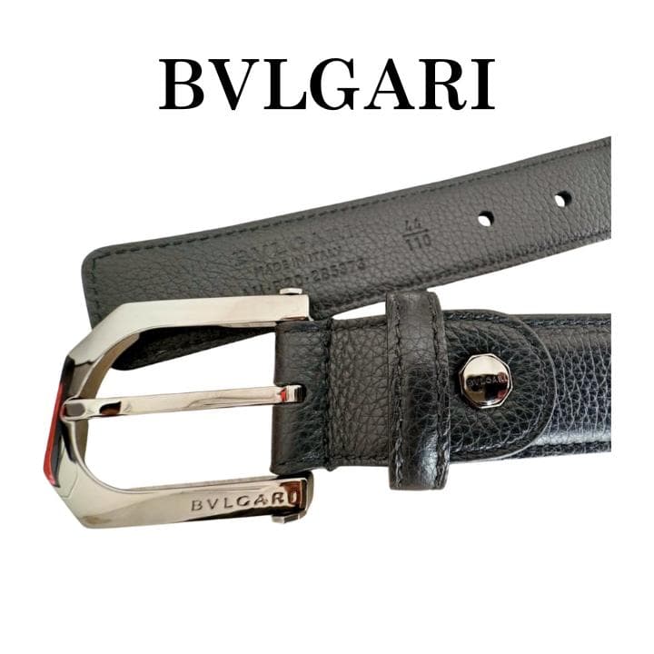 ブルガリ ベルト 285373 BVLGARI ダークルテニウム 44 110